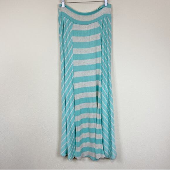 Ab Studio | High Low Jersey Skirt Sz L - Picture 2 of 4